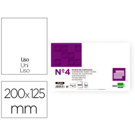 Liderpapel Ficha Lisa Nº4 125x200mm 180gr Paquete de 100 Unidades Precio: 3.58999982. SKU: B147XV3M39