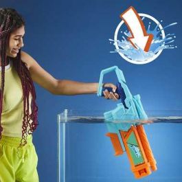 Nerf Super Soaker G0999 Lanzador de Agua Mega Dunk-Fill con Tanque Fácil de Llenar 1 Litro Traslúcido +6 Años