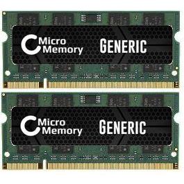 CoreParts 4GB (2x2GB) DDR2 SO-DIMM 800Mhz Módulo de Memoria RAM para Portátil Precio: 40.49999954. SKU: B18ZWY2WM7