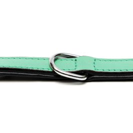 Gloria Collar Piel Acolchado 45 cm x 20 mm Verde