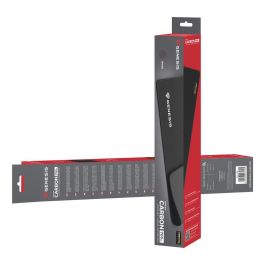 GENESIS Carbon 700 XL Alfombrilla de ratón para juegos, Superficie Speed, Antideslizante, Resistente al Agua, Bordes Cosidos, Tela/Caucho Negro, 450x400x3mm