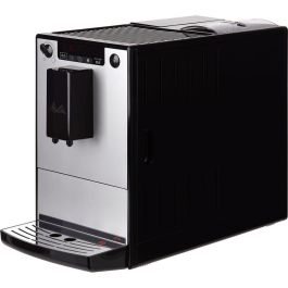 Melitta E950-666 Cafetera Automática Espresso Caffeo Solo Pure Silver Compacta, 1400W, 3 Intensidades, Molinillo Granos 125g