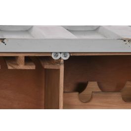Botellero Vintage DKD Home Decor Gris 41 x 64 x 77 cm Botellero Vintage DKD Home Decor Gris 41 x 64 x 77 cm