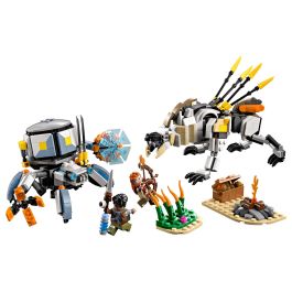 Lego Horizon Adventures 77037 Aloy y Varl contra Testudien y Sawtooth - Juego de Construcción para Niños y Niñas a Partir de 9 Años