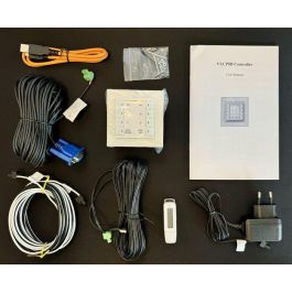 Vivolink Control Panel 8 Botones RS232 RS485 IR Blaster Relé 12V para Proyector Pantalla Cortinas Sala Reuniones