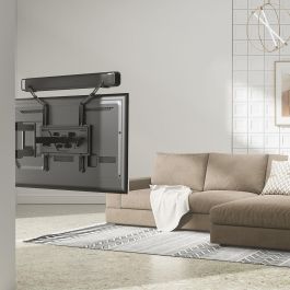 AISENS SPK04U-377 Accesorio para Barra de Sonido Montaje en Pared de Acero Resistente