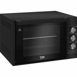 Mini horno - BEKO - BC30B - 30 L - Convección natural - 2 ventanas - Puerta de cristal extraíble - 3 funciones - Negro