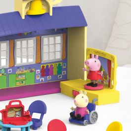 Hasbro F2166 Peppa Pig La Guardería Set de Juego Escolar Interactivo con Campana, Figuras y Accesorios para Niños +3 Años