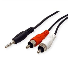 ROLINE 11.09.4345 Cable 3.5mm a 2 x RCA Macho 5m Negro Precio: 12.9591. SKU: B1JYNXY99A