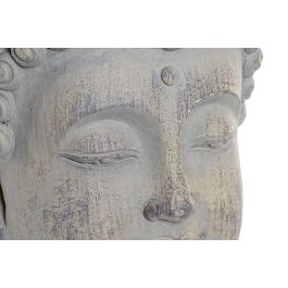Figura Oriental DKD Home Decor Gris 18 x 35 x 18 cm (4 Unidades) Figura Oriental DKD Home Decor Gris 18 x 35 x 18 cm (4 Unidades)