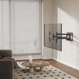 Aisens WT90TSLE-387 - Soporte de Pared Giratorio, Inclinable, Nivelable para TV/Monitor 43-90" 60kg, VESA 800x400mm, Distancia Ajustable, Negro Aisens WT90TSLE-387 - Soporte de Pared Giratorio, Inclinable, Nivelable para TV/Monitor 43-90" 60kg, VESA 800x400mm, Distancia Ajustable, Negro