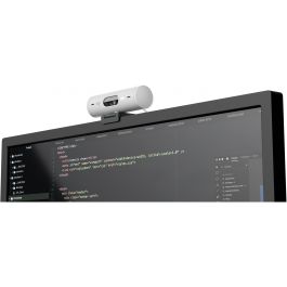 Logitech Webcam Brio 500 1080p 4MP, Autofocus, Rightlight 4 HDR, dFoV 90°, Micrófono Estéreo, Tapa Privacidad, USB-C, Blanco Crudo