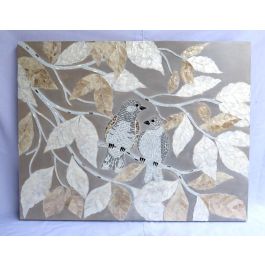 Decoracion Pared Balines DKD Home Decor Beige Gris 4 x 70 x 90 cm Precio: 71.35854. SKU: S3018995