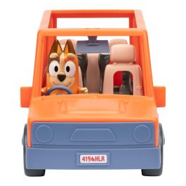 MOOSE 17661 Bluey 4x4 Todoterreno Familia Heeler con figura articulada de Chilli
