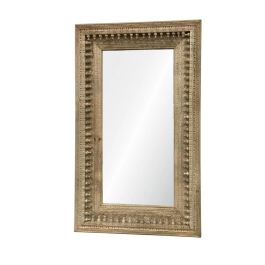 DKD Home Decor Espejo Carved mango natural 2c24 4 x 150 x 90 cm