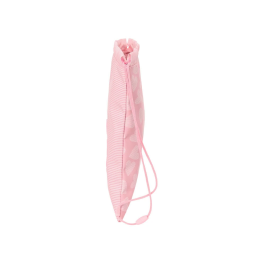 Bolsa Mochila con Cuerdas Safta Love Rosa (26 x 34 x 1 cm)