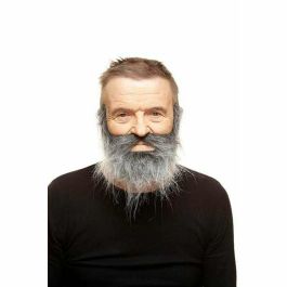 Barba, bigote y cejas adulto talla única Barba, bigote y cejas adulto talla única