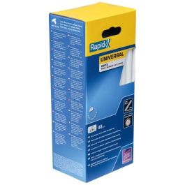 Rapid RAP4051661034251 Pegamento en Barras Ø12mm Blanco, Alta Fluidez, Fraguado Rápido 15 seg, 48 Unidades Precio: 30.50000052. SKU: B172LXCQBP