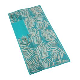Alfombra Picnic Turquesa Hojas Versa 90X1CM (2 Unidades) Alfombra Picnic Turquesa Hojas Versa 90X1CM (2 Unidades)