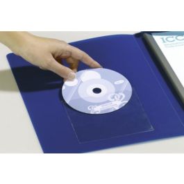 Pack 10 Fundas para Cd/Dvd Adhesivas Durable 8080