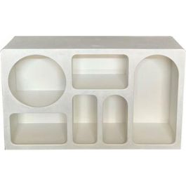 Aparador Home ESPRIT Blanco Madera MDF 120 x 26 x 75 cm Precio: 308.78999987. SKU: B19N2KATDL