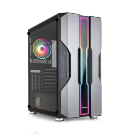 Tooq Caja Gaming TQGCC103-B Nightcity - Caja Semitorre ATX Negra con Ventana de Cristal y Ventiladores ARGB, Soporta E-ATX, Fuente no Incluida Precio: 63.78999968. SKU: B18YG9T2GB