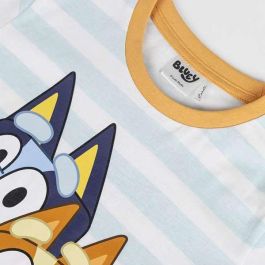 Cerdá Pijama Corto Single Jersey de Bluey para Niños - Talla 4 Años - Color Azul Claro