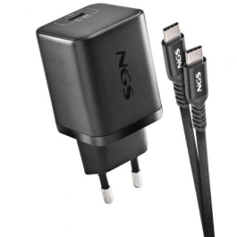 NGS BUD65W-AS Cargador GaN Portátil 65W USB Tipo-C Automático 8 Conectores Voltaje 5-20V para Asus