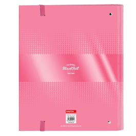 Carpeta de anillas BlackFit8 Glow up A4 Rosa (27 x 32 x 3.5 cm)