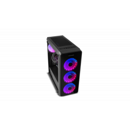 NOX NXHUMMERTGM Caja Semitorre ATX RGB USB3.0 Cristal Templado Negro