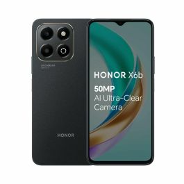 Honor X6b Smartphone 6.56" Android 14, 4GB RAM, 128GB Almacenamiento, Cámara 50MP, Batería 5200mAh, Negro