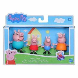 Figuras familia peppa pig pack de 4 figuras 7 cm - modelos surtidos