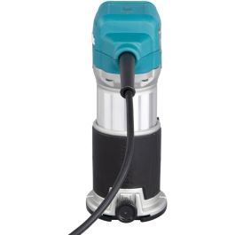 Makita RT0702CX2J Multifunktionsfräse, 34000 RPM, 710W, Velocidad Ajustable