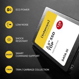 Intenso 3812470 SSD Interno Top Performance 2TB 2.5" SATA III, Velocidad Lectura 550 MB/s, Escritura 520 MB/s para PC/Portátil