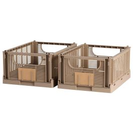 Juego De 2 Caja Plegable 33X24,5 Gris Day