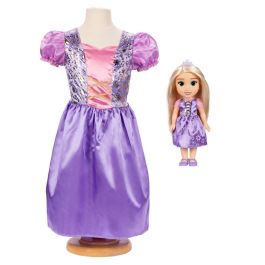 JAKKS PACIFIC Muñeca Disney Rapunzel 38cm con Disfraz para Niñas de 4-7 años