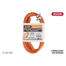 Algon Bbq Tubo Gas Butano 120 cm con Abrazaderas (12 Unidades) Precio: 28.49999999. SKU: S2202246