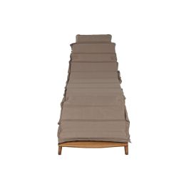 Tumbona Terraza Y Jardin DKD Home Decor Marron Beige 54 x 61 x 191 cm