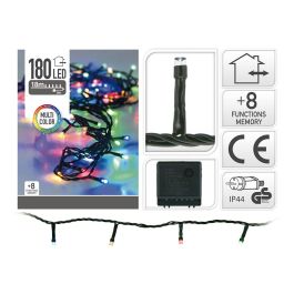 Guirnalda de Luces LED Multifunción 180 LEDs Multicolor para Exterior IP44 Cable Verde 16,5 m