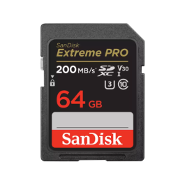 SanDisk Tarjeta SDXC Extreme PRO 64 GB SDSDXXU-064G-GN4IN Clase 10 UHS Class 3 V30 Velocidad 170MB/s Lectura 90MB/s Escritura Precio: 45.50000026. SKU: B1GX2779W3