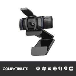 Logitech Webcam C920s HD Pro Enfoque Automático 1080p Full HD con Tapa de Privacidad
