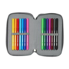 Portatodo Real Madrid C.F. Gris 12.5 x 19.5 x 4 cm 29 Piezas