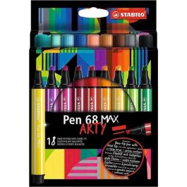Rotulador Fibra Stabilo Pen 68 Max Arty Line Caja Carton De 18 (Set de 6) Precio: 158.79000005. SKU: B1J534ZT8B