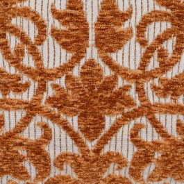 Cojín Blanco-Ocre Algodón / Poliéster 45 X 45 cm