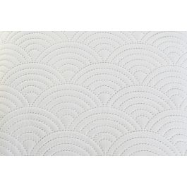 Colcha Oriental DKD Home Decor Blanco 270 x 1 x 270 cm