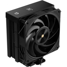 Hiditec DC10 PRO Refrigerador CPU Aire con Pantalla Digital, 6 Heatpipes, 120mm FDB PWM, 220W TDP, Compatible LGA 1851/AM5, Negro