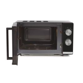 Candy CMW20TNMB Lay Free Microondas Monofunción 20L 700W con Bandeja Giratoria 24.5 cm Negro Control Mecánico