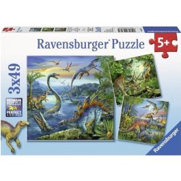 Puzzle 3x49 pcs Fascinación de dinosaurios Puzzle 3x49 pcs Fascinación de dinosaurios