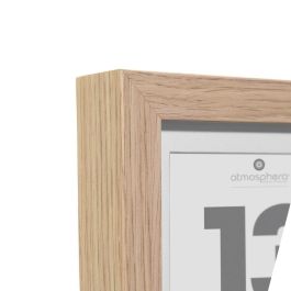 Atmosphera Marco de fotos en madera natural 13 x 18 cm