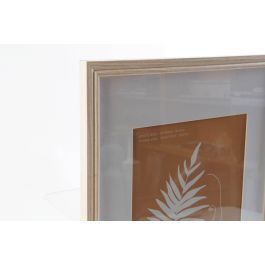 DKD Home Decor Marco de Fotos Moderno Marron Natural MDF Cristal Set de 7 Piezas 32.5 x 45 x 1.5 cm